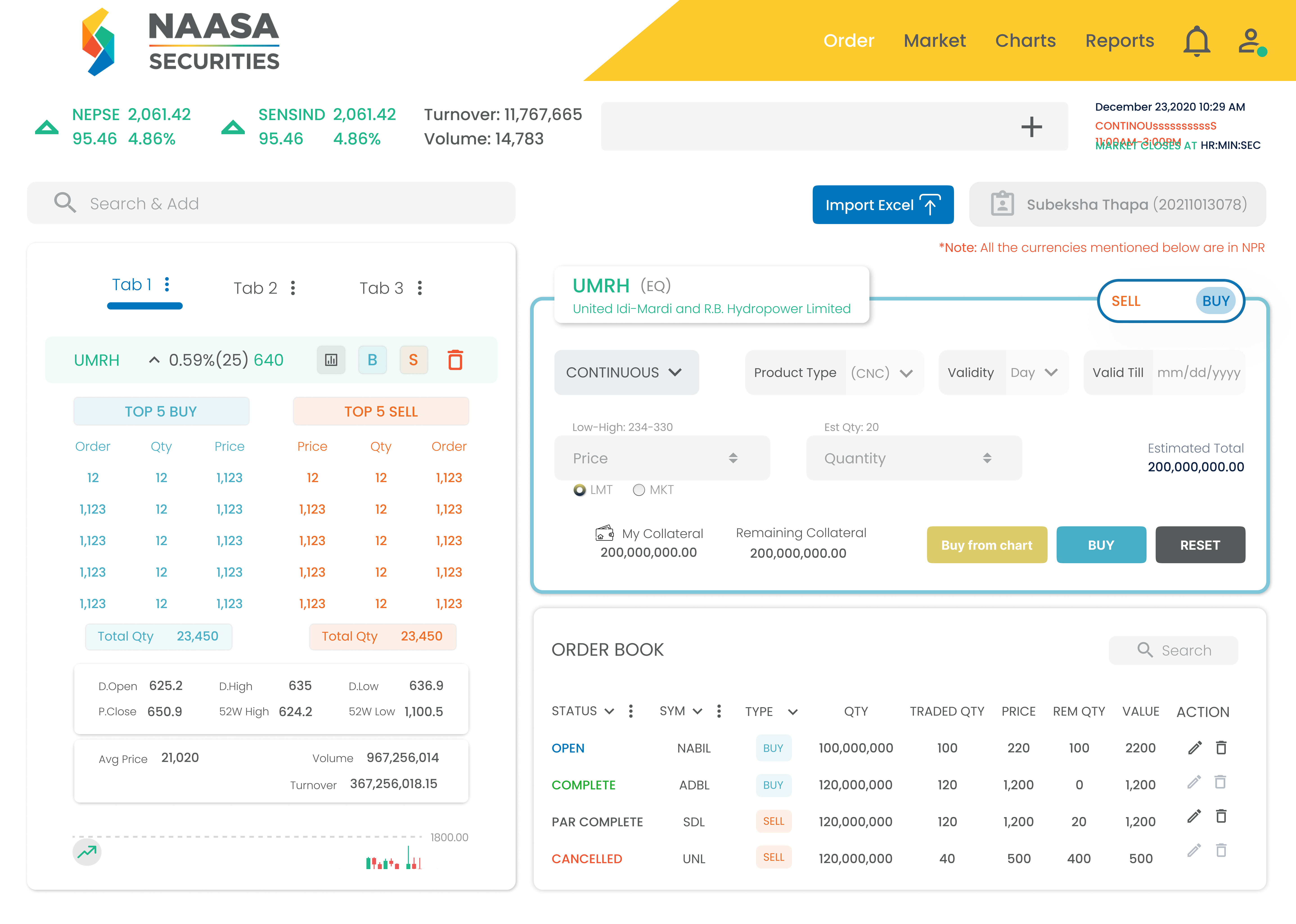 Order Management